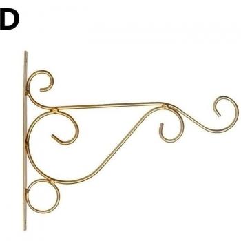 Iron Wall-Mounted Flower Pot Stand