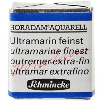 Schmincke Finest Artists' Watercolours Ultramarine 14 494 044 Half Pan