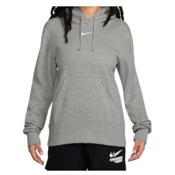 Capucha Nike Sportswear Phoenix Fleece Mujer Gris S