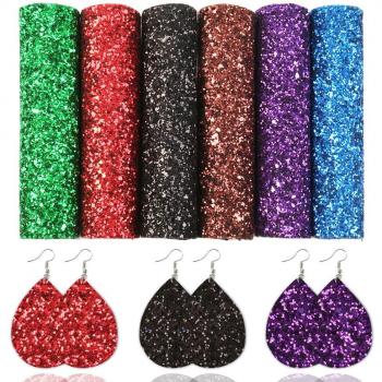 5Pcs A5 Faux Leather Fabric Sheets Set in Assorted Colors