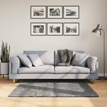 VidaXL Rug Huarte Short Pile Soft and Washable Anthracite 120x120 cm