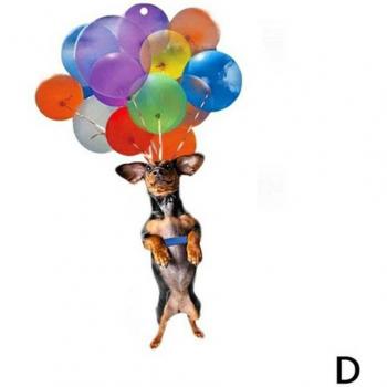 Colorful Balloon Dog Car Decor