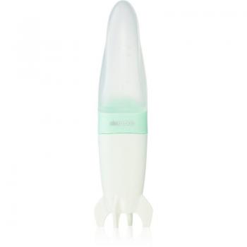 Kikkaboo Rocket 90 ml bottiglia con cucchiaino Mint 4 m+
