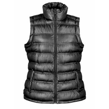 Bodywarmer Matelassé Protège-Menton Femme Result Ice Bird Padded Noir