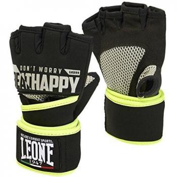 LEONE 1947 Power Boxhandschuhe, Unisex - Erwachsene, Schwarz, L