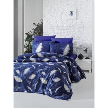 Super King Blue Cotton Duvet & Pillowcase Pack (220x240cm)
