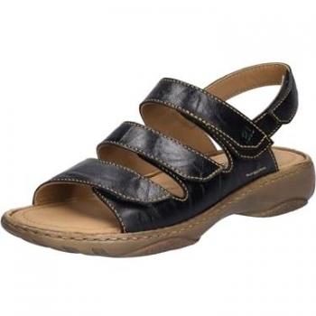 Seibel Debra 57 Damen‑Sandalette – Schwarzer Blockabsatz