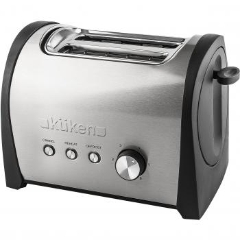 Tostapane in acciaio inox 2 slot 800W