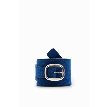 Desigual Cinturón de Mujer Denim con Fajín Azul 85