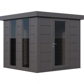 Cobertizo Metálico Iluminado NH4 Antracita 238cm