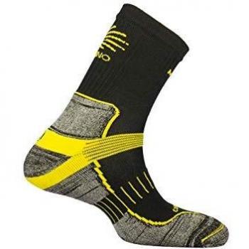 Santiago Bergtrekking‑Socken „Blasenfrei“ + Wärmekontrolle – M, Schwarz