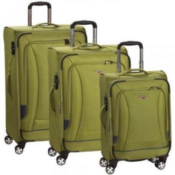 Hardware O-Zone Maleta a 4 ruedas (set de 3) verde-azul