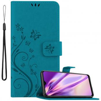 Custodia Protettiva Floreale Turchese per Xiaomi Redmi 9T / POCO M3