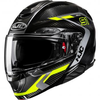 HJC RPHA 91 Carbon Lagos Casque Noir Jaune Taille XL