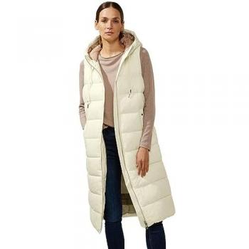 Longweste STREET ONE Gr. 42, beige (snow cream)