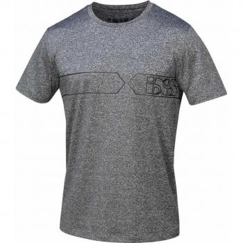 Maglia Moto Casual Ixs TEAM FUNCTION Nera Grigio M