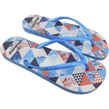 Chanclas Dedo Playa Mujer Celeste 40/41