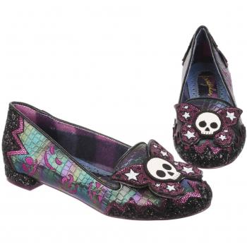 Irregular Choice Deadly Kiss Ballet Flats