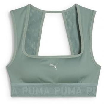 Sujetador Deportivo Puma Move Lace Kaki Talla M