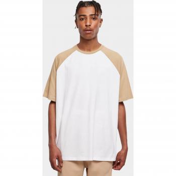 Tricou Raglan Oversized Organic Alb/Bej Urban Classics