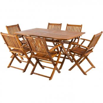 Set Jardín Teca Pro