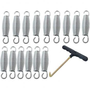 Heavy-Duty Galvanized Trampoline Spring Replacement Set