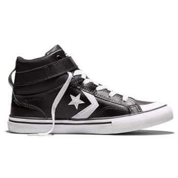 Converse PRO BLAZE STRAP Leather High-Top Boys' Shoes Black Size 12.5