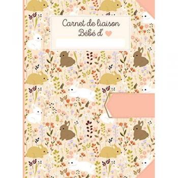 Cahier de liaison Bébé d'Amour: Cahier de correspondance parents /MAM, crèche, garderie, assmat: Format petit cahier standard. Cahier de vie inclus fiches de liaison et habitudes de vie