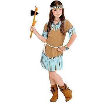 Costume de Petite Fille indienne marron, taille 140cm, âge 8-10 ans