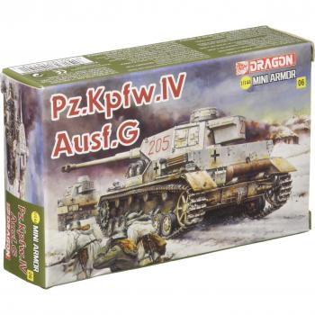 Panzer IV Type G Miniature Armor, German Army – 1/144 Plastic Model