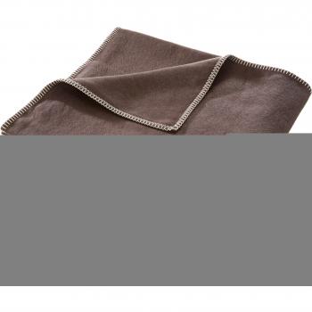David Fussenegger Tagesdecke Plaid Sylt in Stain/Fango, braun