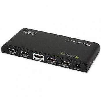 Splitter HDMI2.0 4K UHD 3D 4vie con EDID