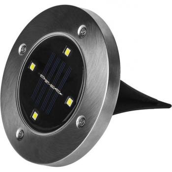 Solar Powered 8 LED Inground Garden Light