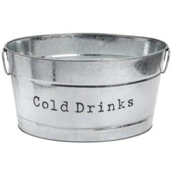 Vintage Metal Large Drinks Bucket