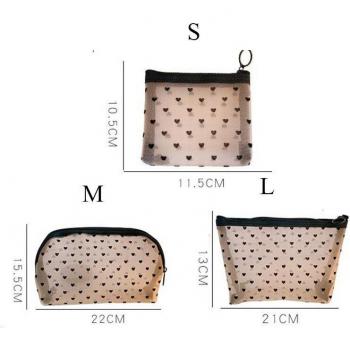 Luna Transparente Makeup Bag