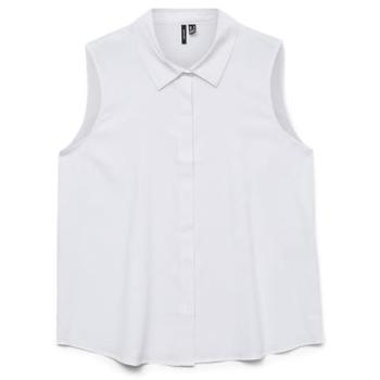 Polo Senza Maniche Vero Moda Chic Bianca