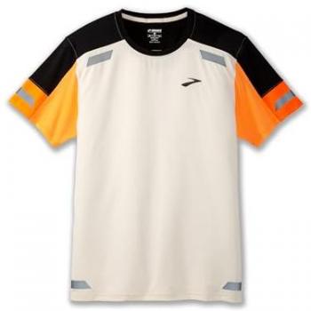 Camiseta Brooks Running Visível 2.0 Masculina Branca