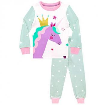 Harry Bear – Graues Einhorn‑Pyjama‑Set Mädchen