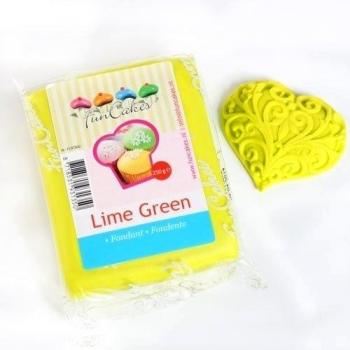 Fondant Funcakes verde lima 250 g FECHA DE CADUCIDAD: 19.04.2024