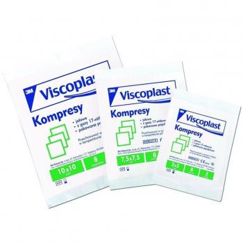 Impacco di Garza 3M Medico Sterile Cotone 17 Fili 8 Strati 7,5x7,5 cm – Pack 3 pezzi