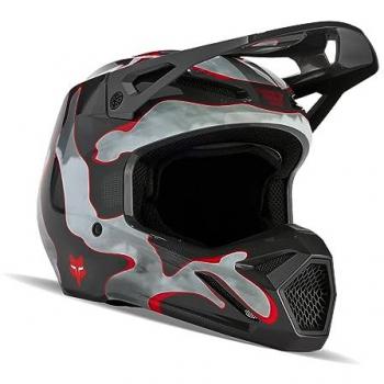 Fox Motocross-Helm V1 Grau 2XL