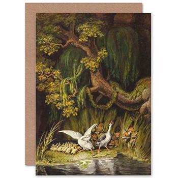 Brown Artery8 Forest Welcome Card