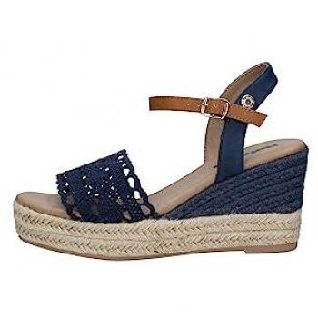 Refresh Sandalia Mujer Blanco Cuña Yute 2024 Estilo Veraniego