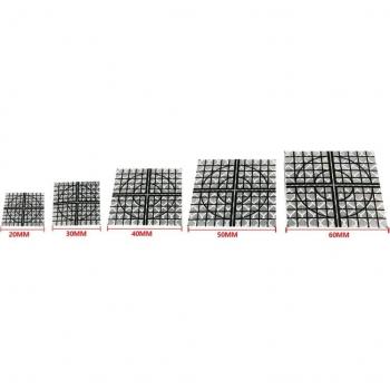 100pcs Black Grid Reflective Target Sheets for Total Station