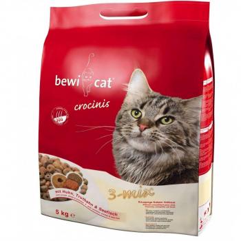 Bewi Cat Crocinis Hochwertiges Katzenfutter 5 kg