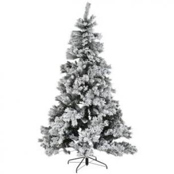 Albero di Natale Bianco Verde Polietilene Nevoso DKD 130x130x218