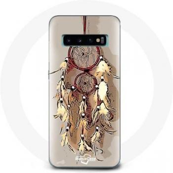 Samsung Galaxy S10+ Dreamcatcher Brown Silicone Skin