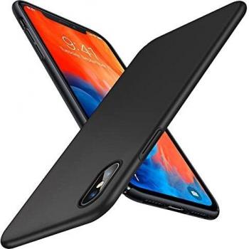TORRAS Fully Protective Slim Grip iPhone X/XS/10 Case - Space Black