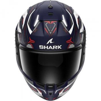 Integralhelm Shark Skwal i3 Linik Mat Blau-Weiß-Rot