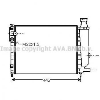 Ava Quality CNA2046 Radiator
